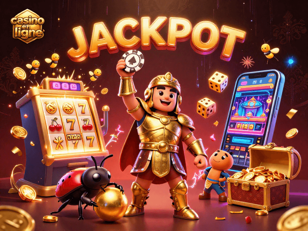 Faites le plein de gains avec un casino en ligne qui annonce le JACKPOT grâce au scarabée héroïque.